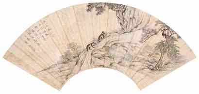 华益 山水 镜心